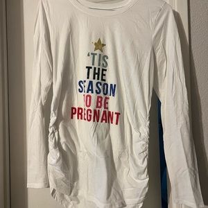 Christmas maternity shirt